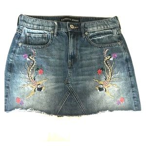 Express jeans skirt